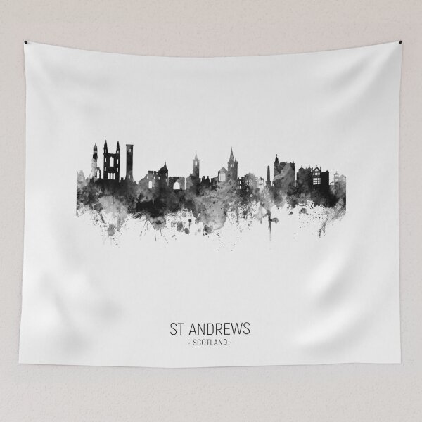 Item preview, St Andrews Scotland Skyline designed and sold by ArtPrints.
