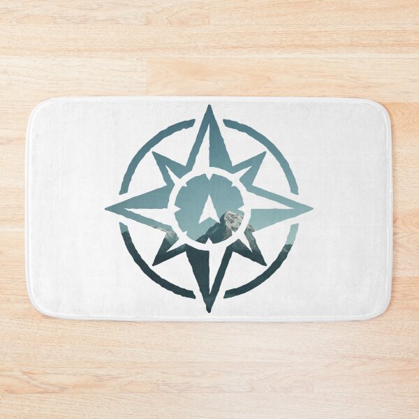 Item preview, Snowy Mountain Peaks | Compass Rose Cut-Out designed and sold by CarlosAlberto.