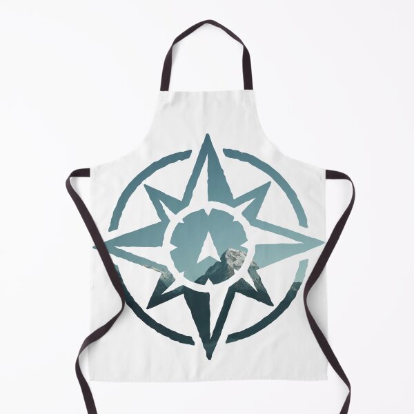 Item preview, Snowy Mountain Peaks | Compass Rose Cut-Out designed and sold by CarlosAlberto.
