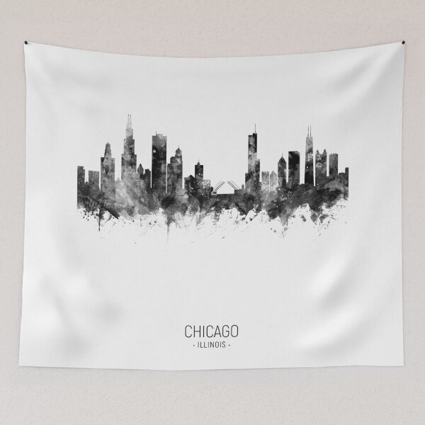 Item preview, Chicago Illinois Skyline designed and sold by ArtPrints.