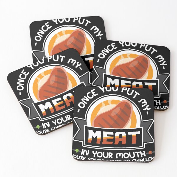 Item preview, Dirty Adult Gift design | Meat in Your Mouth | BBQ Joke gift design designed and sold by Lisbob.