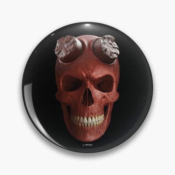 Item preview, REDSKULL 03-01 - a horns red skull designed and sold by Radu-Gabriel.
