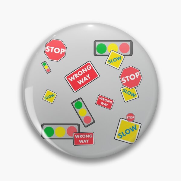 Item preview, Traffic Signs, Traffic light, stop, wrong way, slow designed and sold by Aerithcloud01.