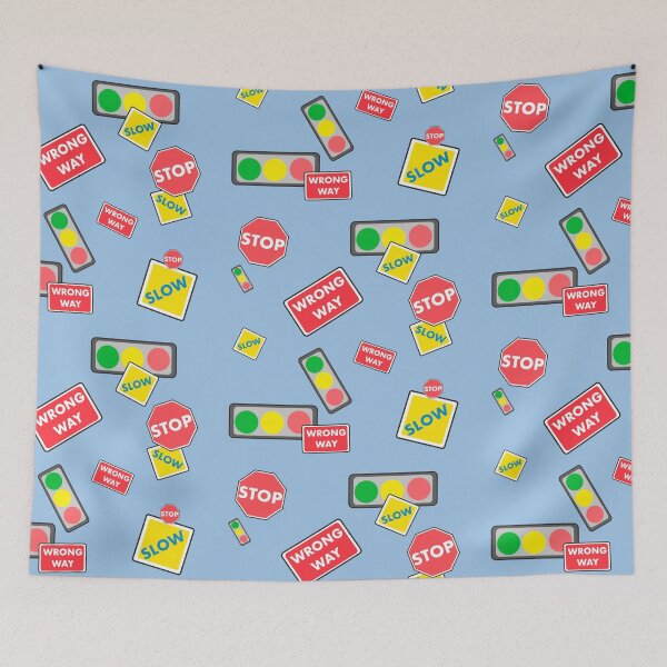 Item preview, Traffic Signs, Traffic light, stop, wrong way, slow designed and sold by Aerithcloud01.