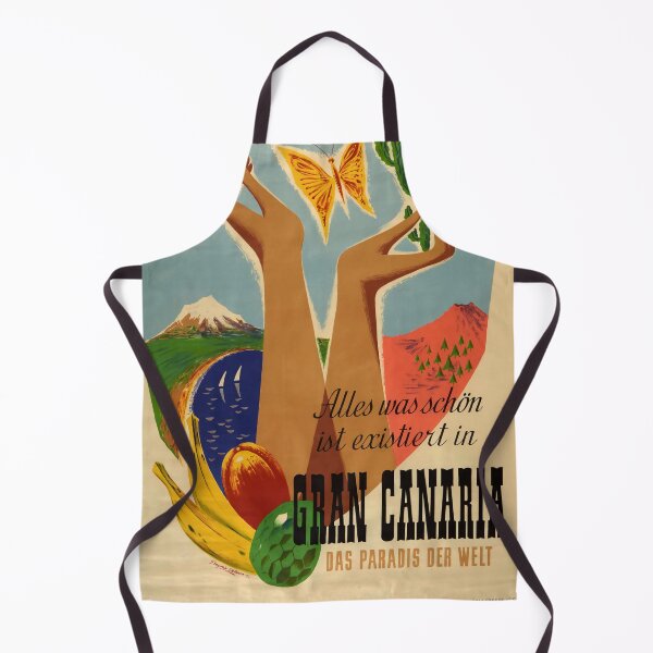 Artikelvorschau, Gran Canaria vintage travel poster entworfen und verkauft von stickart-marek.