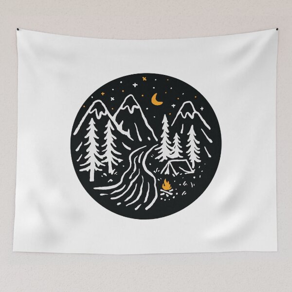 Item preview, Camping On The Night designed and sold by JTS STORE.