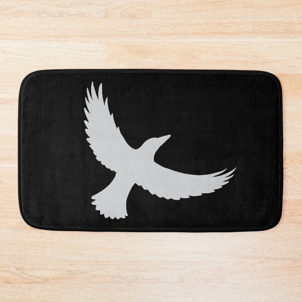 Item preview, Magpie Flight – Grey on Black designed and sold by ImperfectLife.