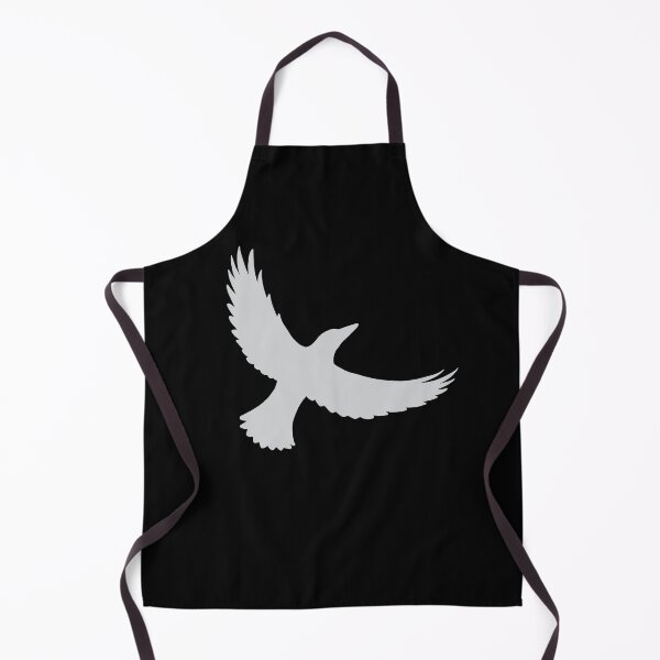 Item preview, Magpie Flight – Grey on Black designed and sold by ImperfectLife.