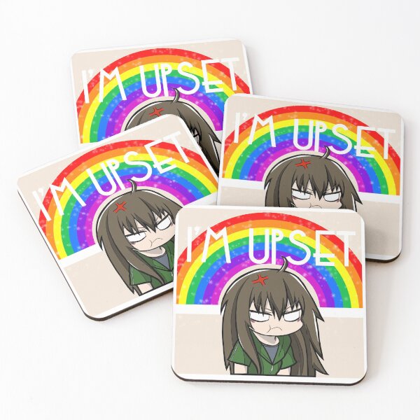 Item preview, I'm Upset Anime Girl designed and sold by BadVictorianDad.