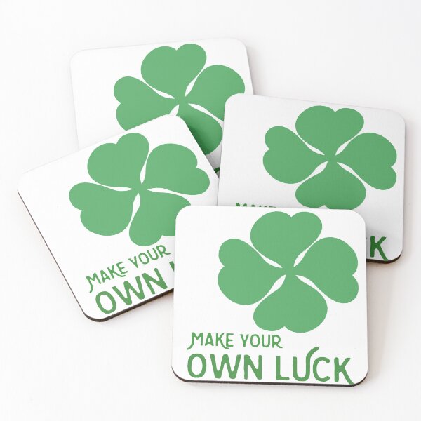 Item preview, Make your own luck, clover quote designed and sold by Antiope33.