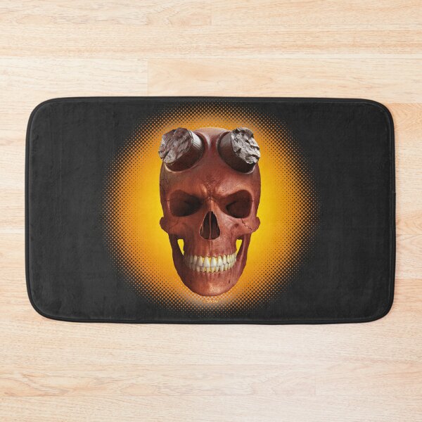 Item preview, REDSKULL 03-02 - a horns red, yellow and orange skull designed and sold by Radu-Gabriel.