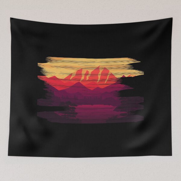Item preview, Landscape mountains painting gift idea designed and sold by Argentini.