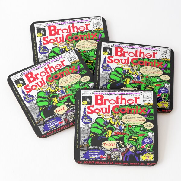Item preview, Brother Soul Comix! - Book! #1  "Planet of the Grapes!" - COVER Page  [Self-Pressed & CHALLENGED to PRINT a page-a-day ] designed and sold by TexWatt.