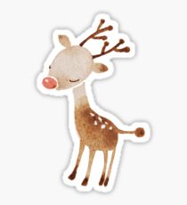 Rudolf the reindeer Sticker