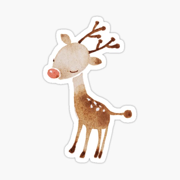 Rudolf the reindeer Sticker