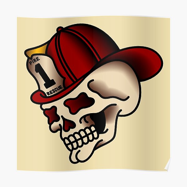 Firefighter Skull       Sabotage Tattoo Aachen  Facebook