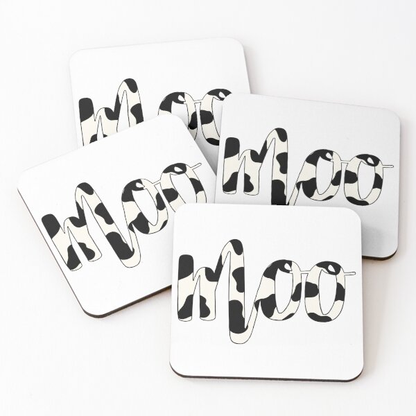 Item preview, Moo with cow print designed and sold by -crafty-cat-.