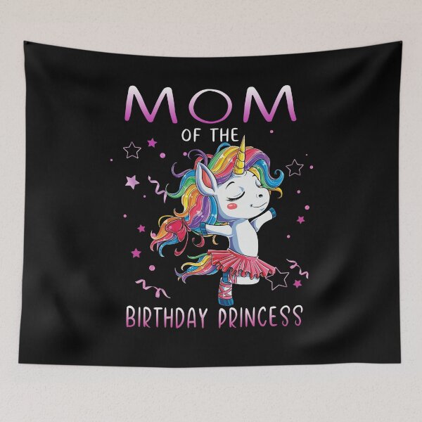 Item preview, mom of the birthday princess designed and sold by SamArtistbyAUS.
