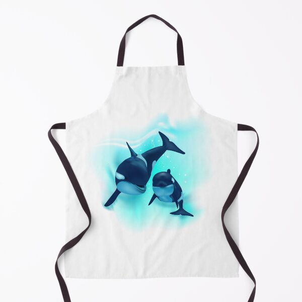 Item preview, Killer whales in the ocean. designed and sold by LanaGord.