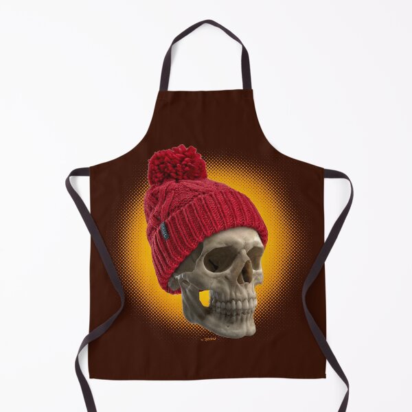 Item preview, SKULLBEANIE 02-02 skull with red beanie designed and sold by Radu-Gabriel.