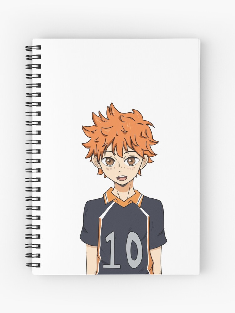 Shoyo Hinata From Haikyuu Spiral Notebook By Toaster Random Redbubble