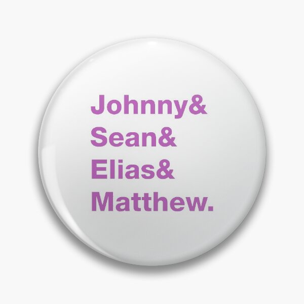 Item preview, Johnny & Sean & Elias & Matthew designed and sold by TheWinColumn.