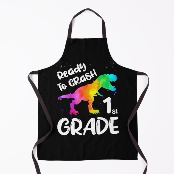 Item preview, 1st Grade Dinosaur Ready To Crash First Day of School designed and sold by ZNOVANNA.