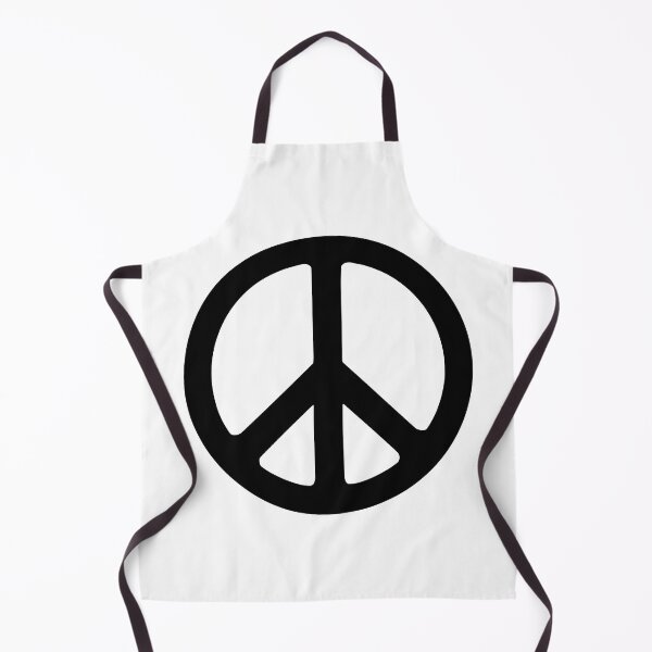 Item preview, Black And White Peace Sign Symbol designed and sold by Cloudy--Skies.
