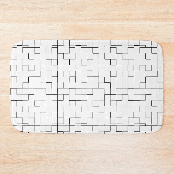 Item preview, White Line Tiles designed and sold by basitcv.