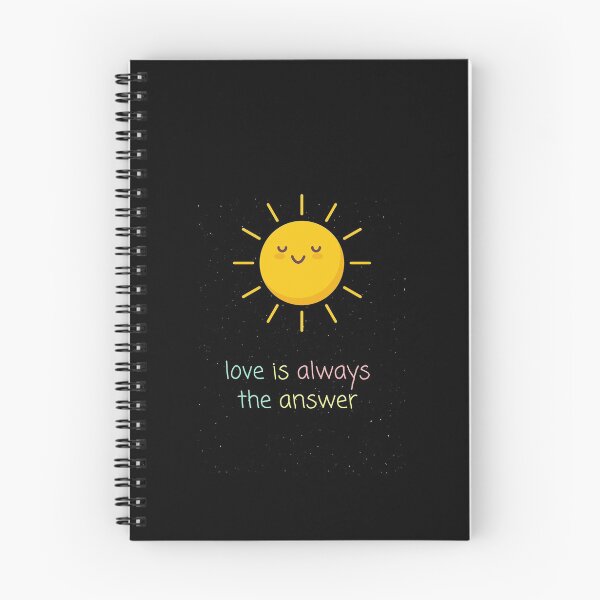 Item preview, Love is always the answer cute sun designed and sold by Beyond Words.