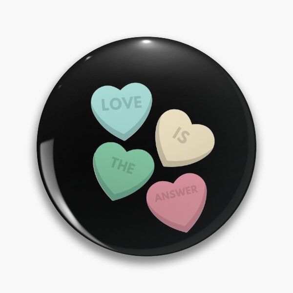 Item preview, Love is always the answer sweets designed and sold by Beyond Words.