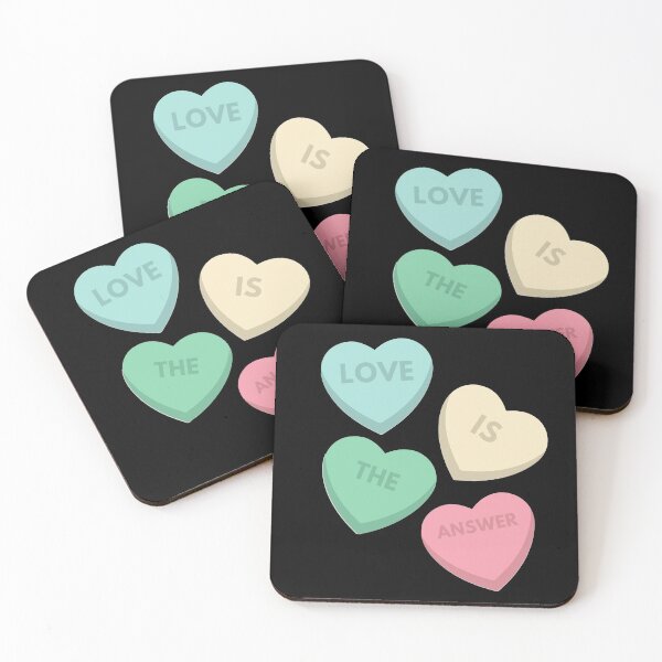 Item preview, Love is always the answer sweets designed and sold by Beyond Words.