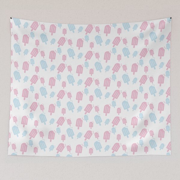 Item preview, cotton candy popsicle pattern designed and sold by Tallulah-Malibu.