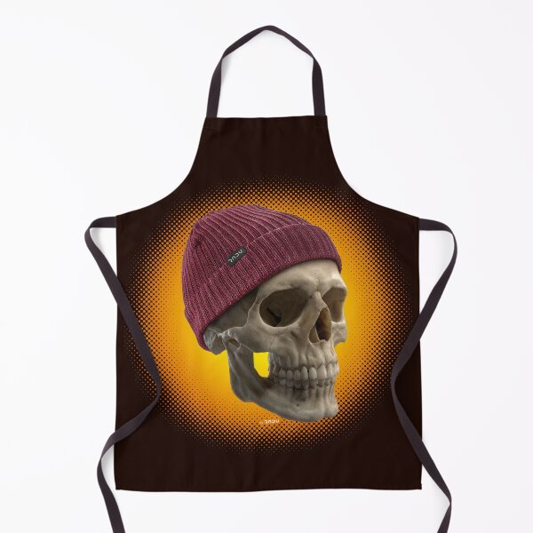 Item preview, SKULLBEANIE 02-02 skull with Burgundy beanie red designed and sold by Radu-Gabriel.