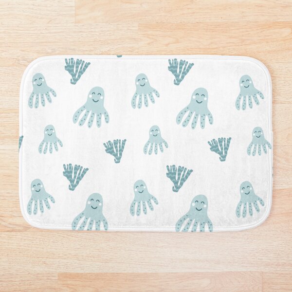 Item preview, Octopuses and corals on a white background designed and sold by LartGraphics.