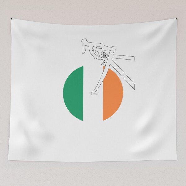 Item preview, Road Bicycle Irish Flag designed and sold by RabeDesigns.