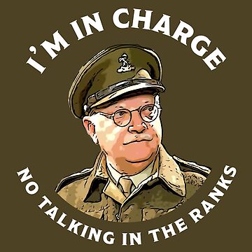 England Rugby Dad's Army CAPT Mainwaring Home Guard T-Shirt