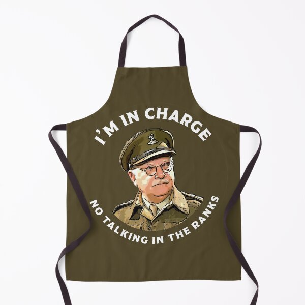 Dad's Army - Captain Mainwaring - British Nostalgia - Dad's Army tshirts - Comedy Classic Gifts Apron