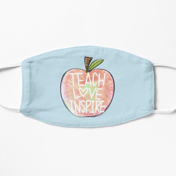 teach love inspire-tie dye Mask