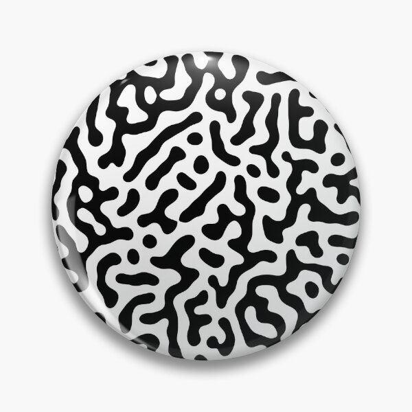 Item preview, Black White Turing Doodle Lines Pattern designed and sold by TDSwhite.