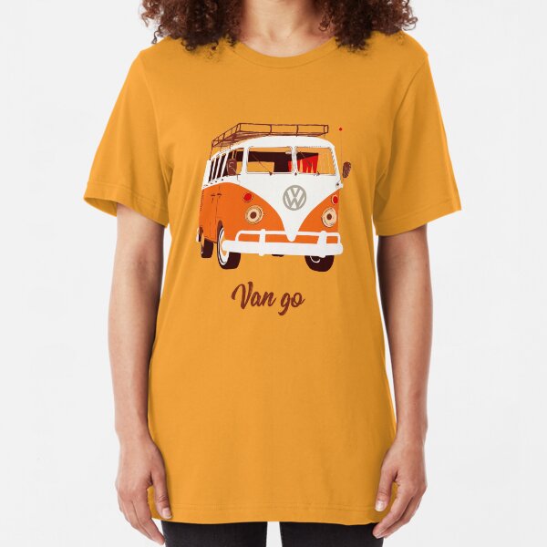 orange Van go Slim Fit T-Shirt