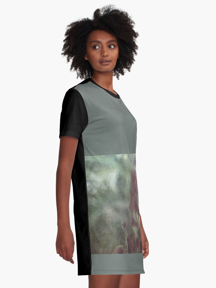 Alternate view of merging patterns Graphic T-Shirt Dress