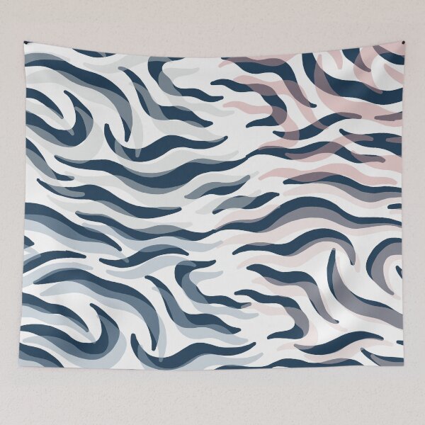 Item preview, Aminal print in blue  designed and sold by anna0711.