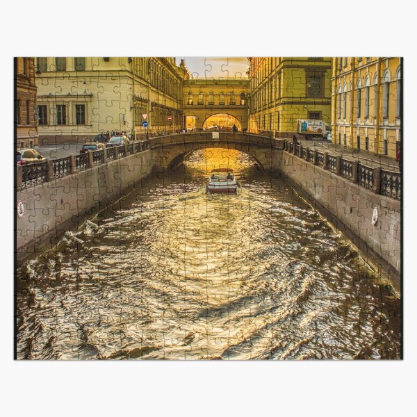 Swan Canal in St. Petersburg Jigsaw Puzzle