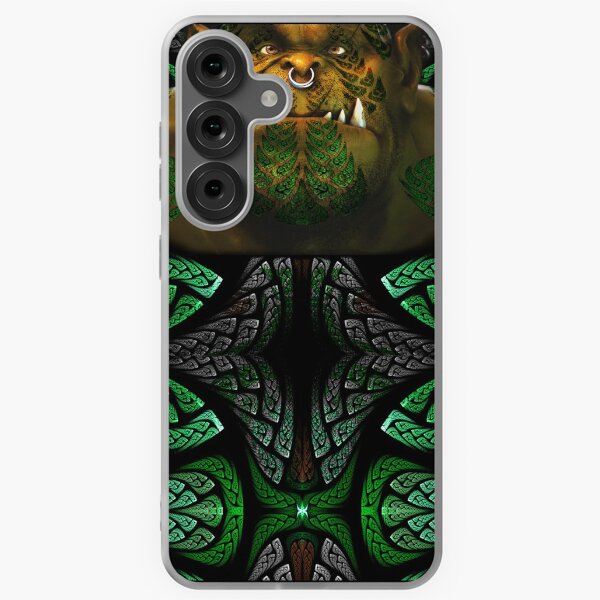 Item preview, Green Ogre With Dragon Skin Tattoos and Nose Ring designed and sold by ArcT-Shirts2018.