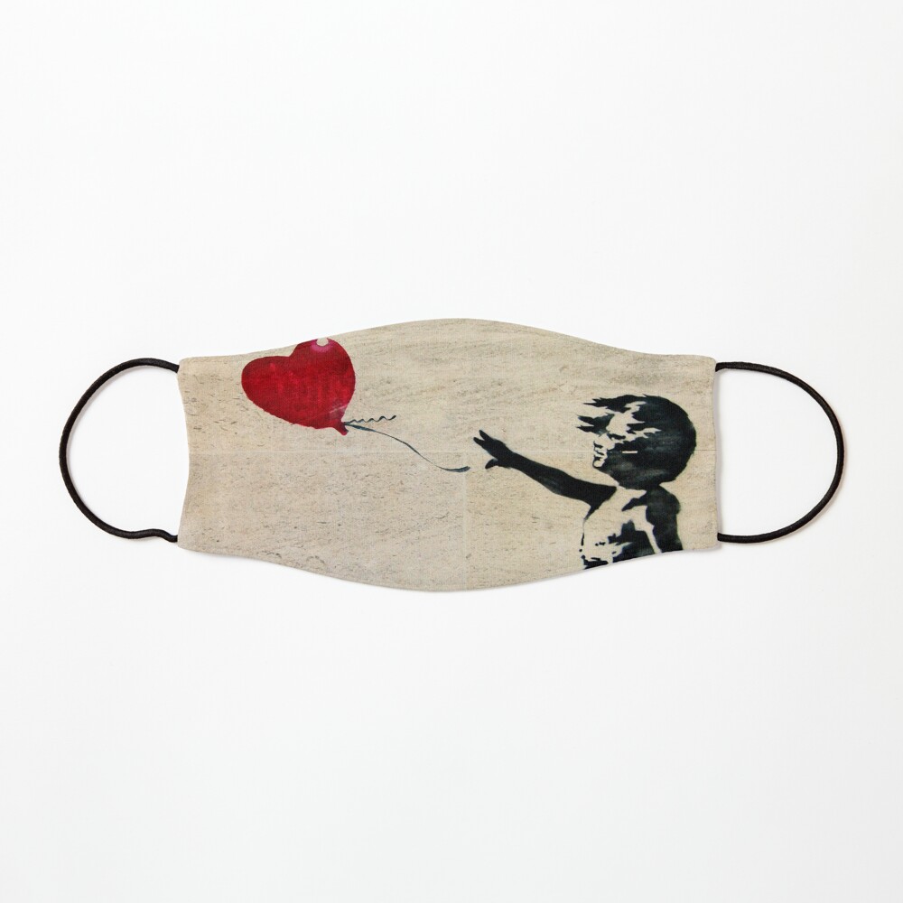 Banksy's Girl with a Red Balloon III Mask