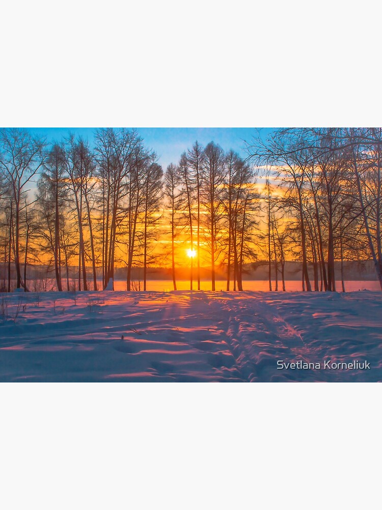 Winter sunset by SvetlanaKorneli