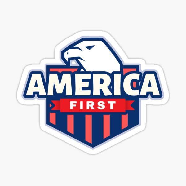 Item preview, America First Patriotic Eagle designed and sold by DesignTribe.
