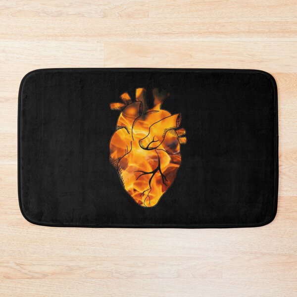 Item preview, Burning heart designed and sold by TheWhitney0o.