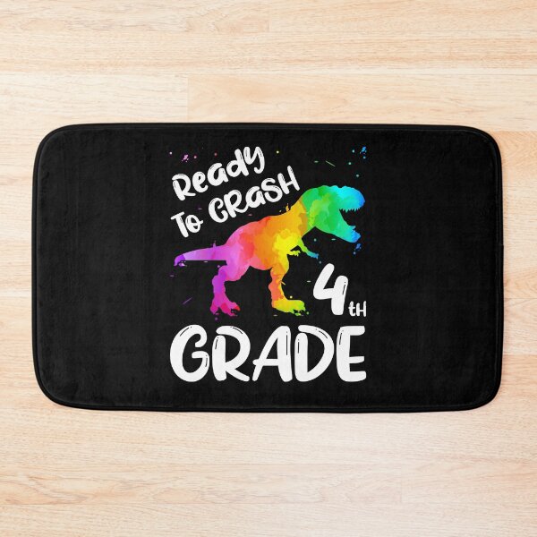 Item preview, 4th Grade Dinosaur Ready To Crash First Day of School designed and sold by ZNOVANNA.